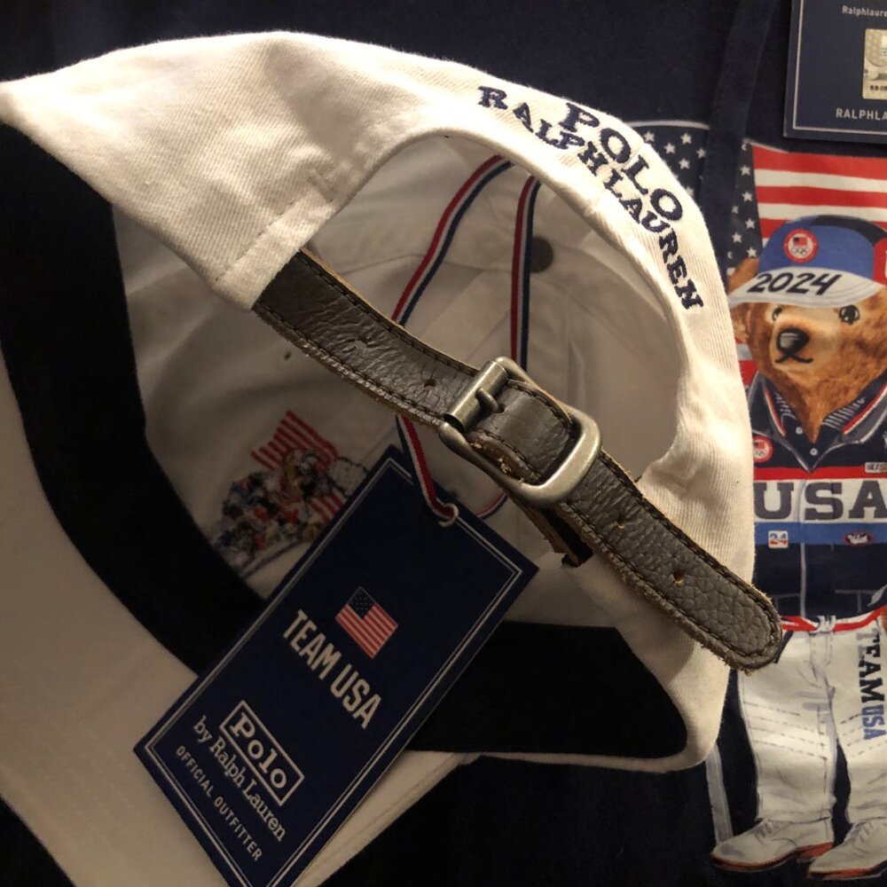 polo ralph lauren team usa 2024 men's new cotton hoodie and hat size: L - Picture 15 of 15